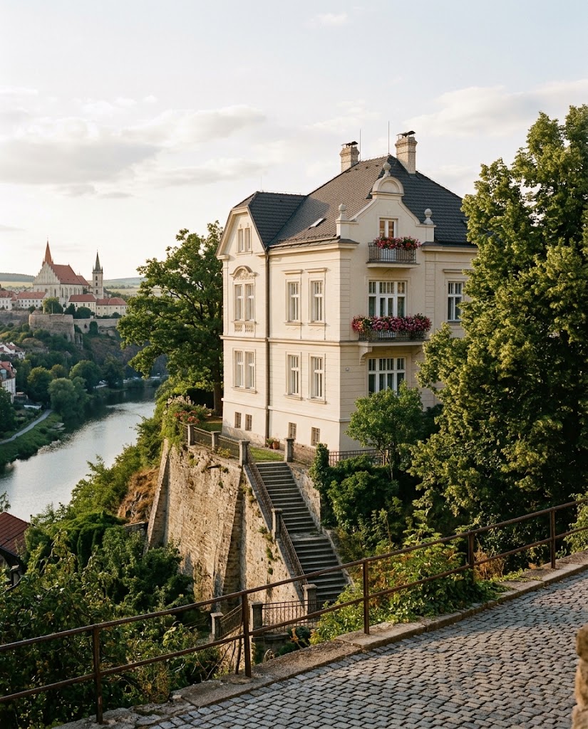 Vila nad Dyjí z nábřeží